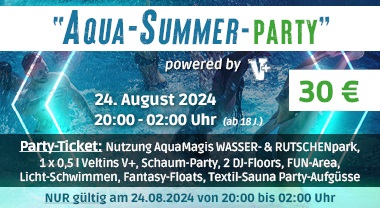AQUA-Summer-PARTY Ticket